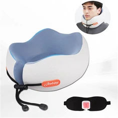 Pillow ta 'l-Ivvjaġġar f'forma ta' U li jinġarr